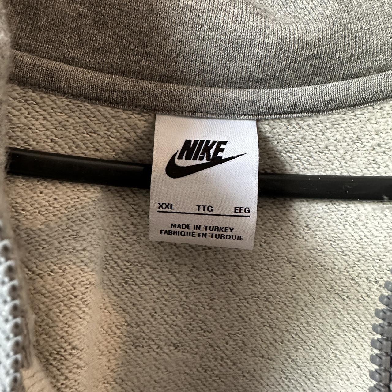 1/2 Zip Nike Pullover Sweater in Grey - Depop