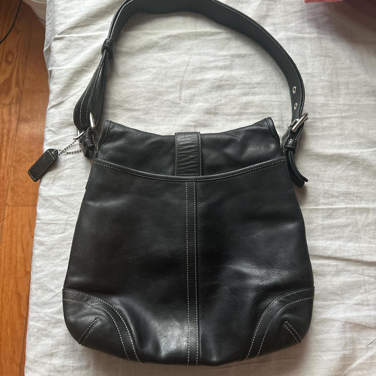 Vintage coach shoulder bag. The strap is half torn | Depop