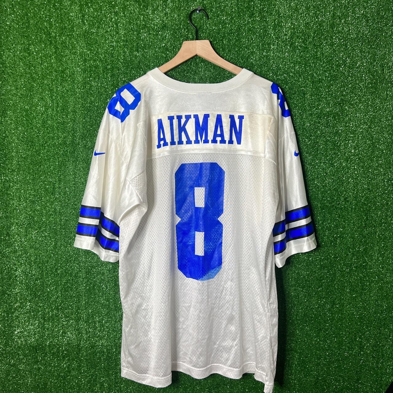 Vintage 90s Troy Aikman jersey No flaws SIZE: - Depop