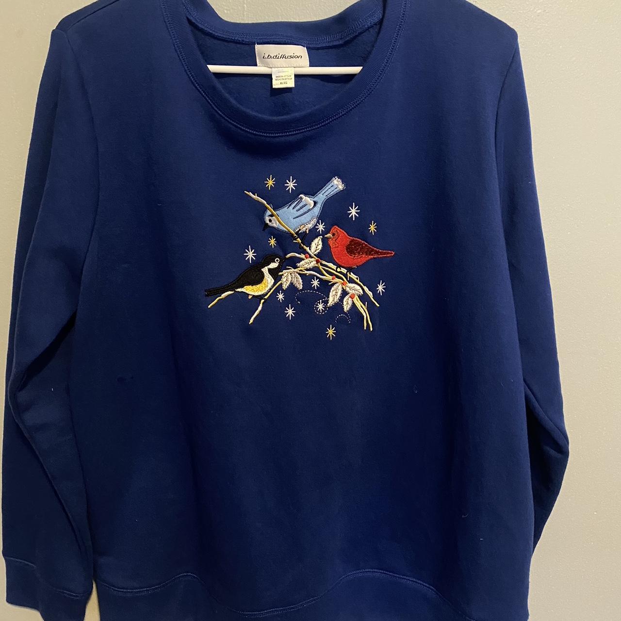 Joules navy pheasant clearance jumper