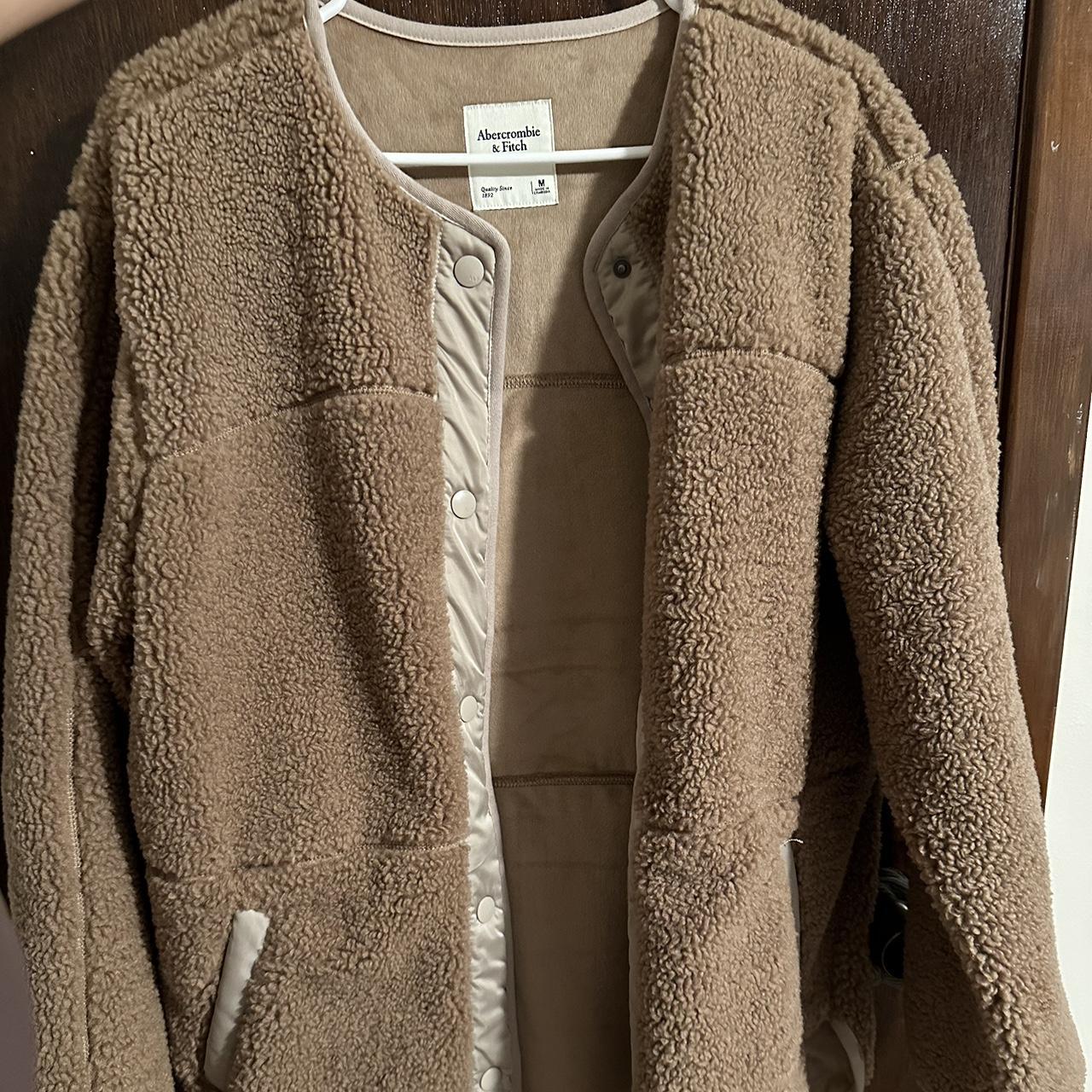 Abercrombie on sale sherpa cardigan