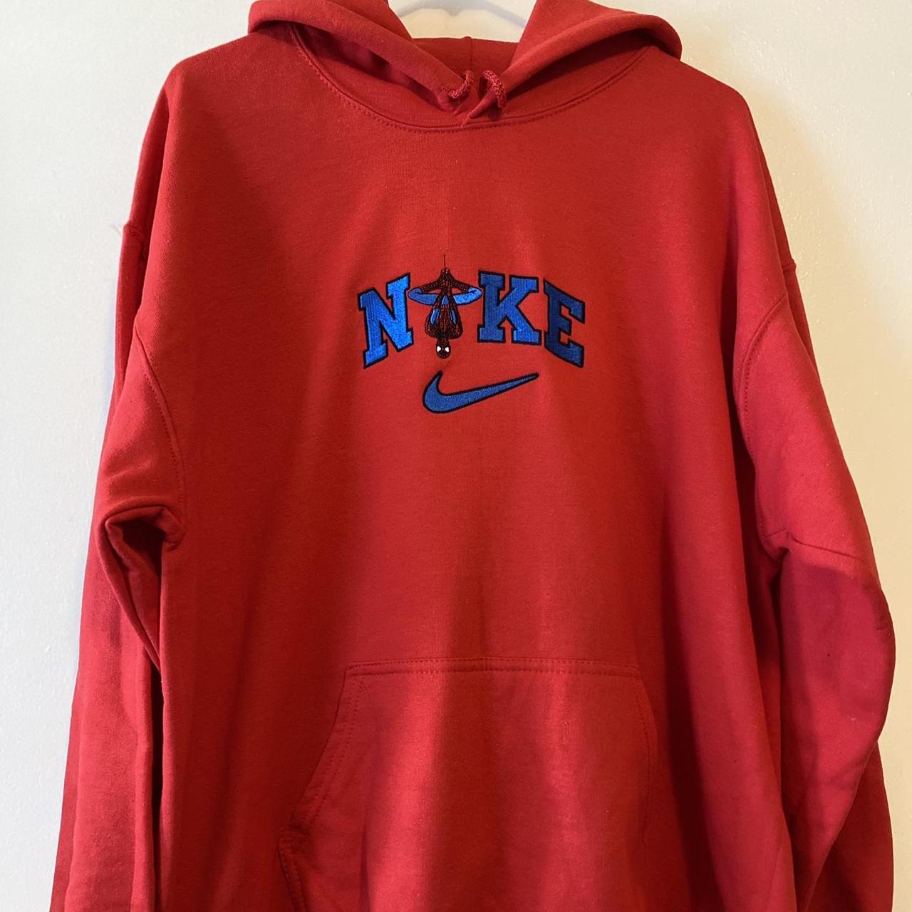 Nike Spider-Man Hoodie Custom embroidery - Unisex... - Depop