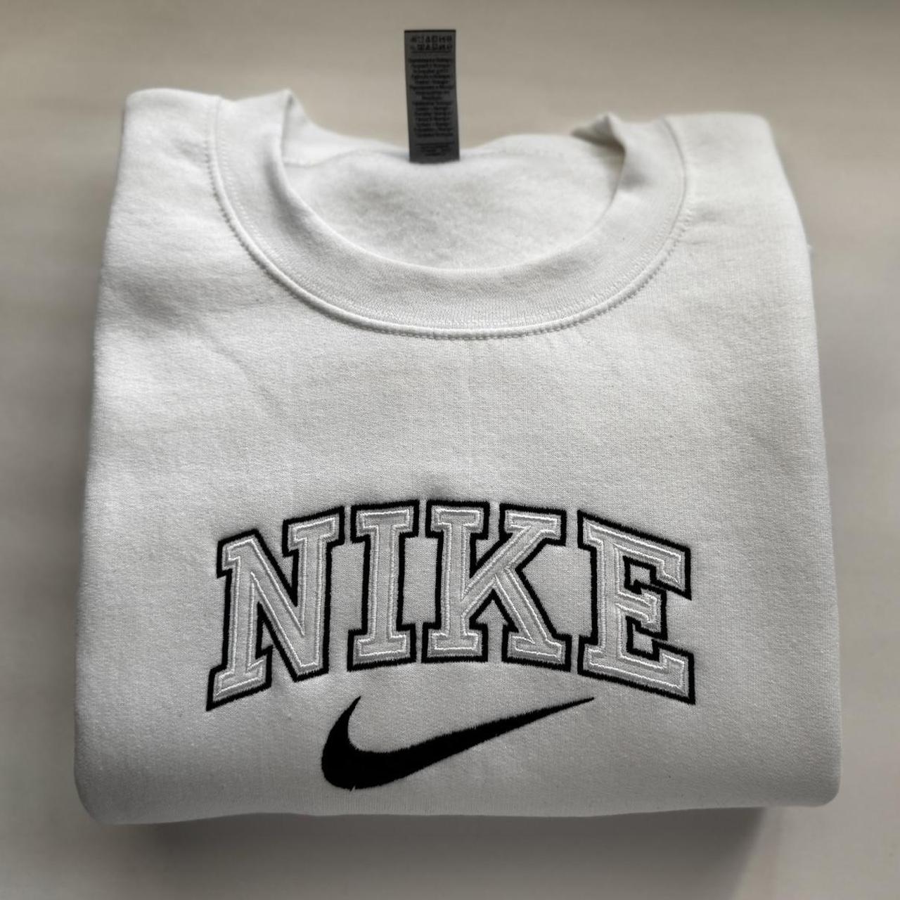 Nike vintage sweatshirt Custom embroidery Unisex... - Depop