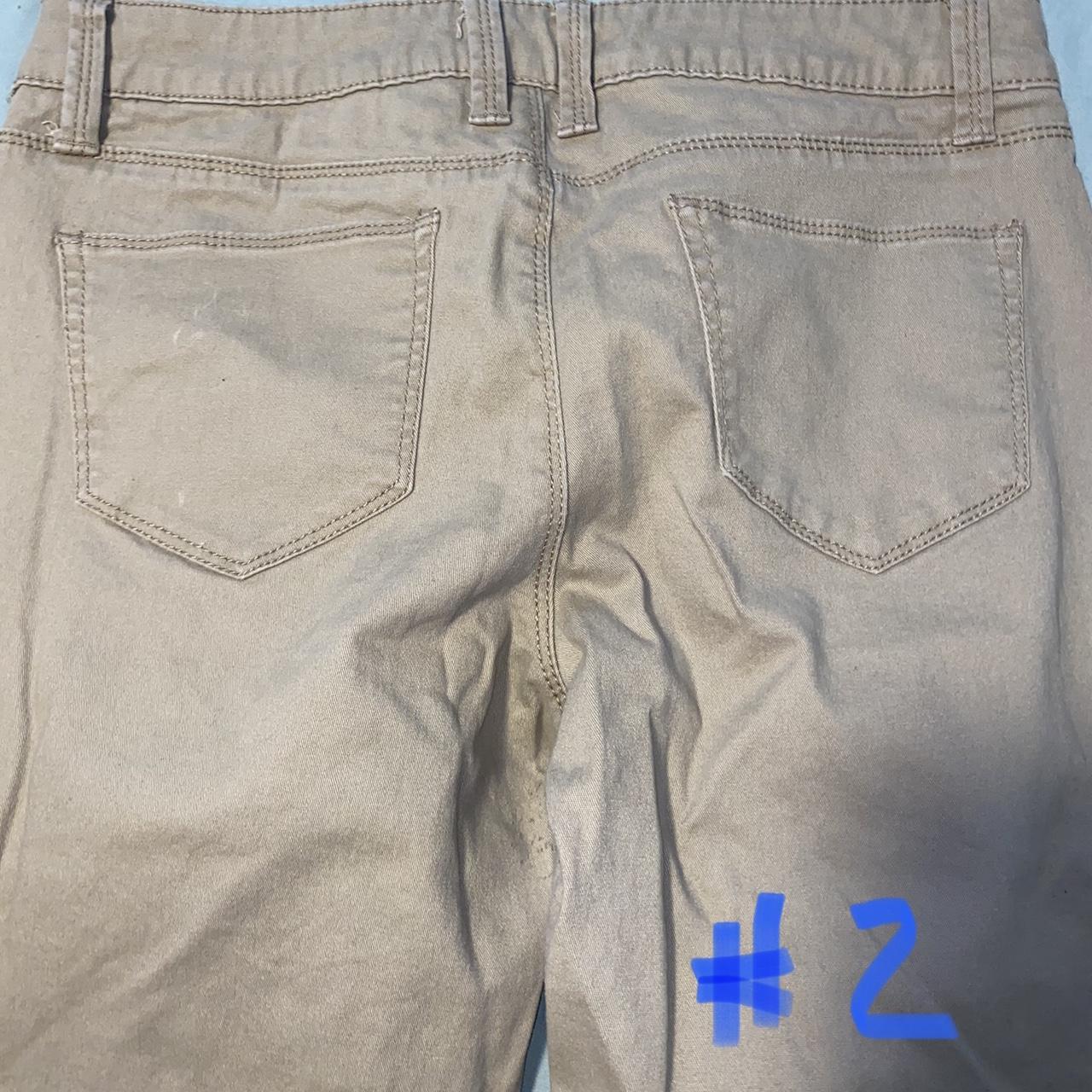 Walmart's No Boundaries skinny khaki jeans (Pls note - Depop