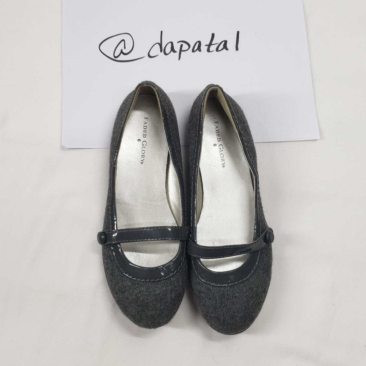 Faded glory sales black flats