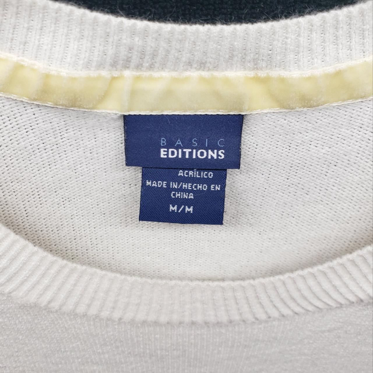 Basic Editions Women's Sweater - Cream - M – Basi… - image 3