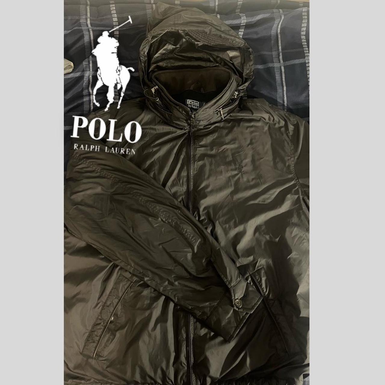 Polo ralph lauren men's nylon hooded windbreaker jacket hotsell