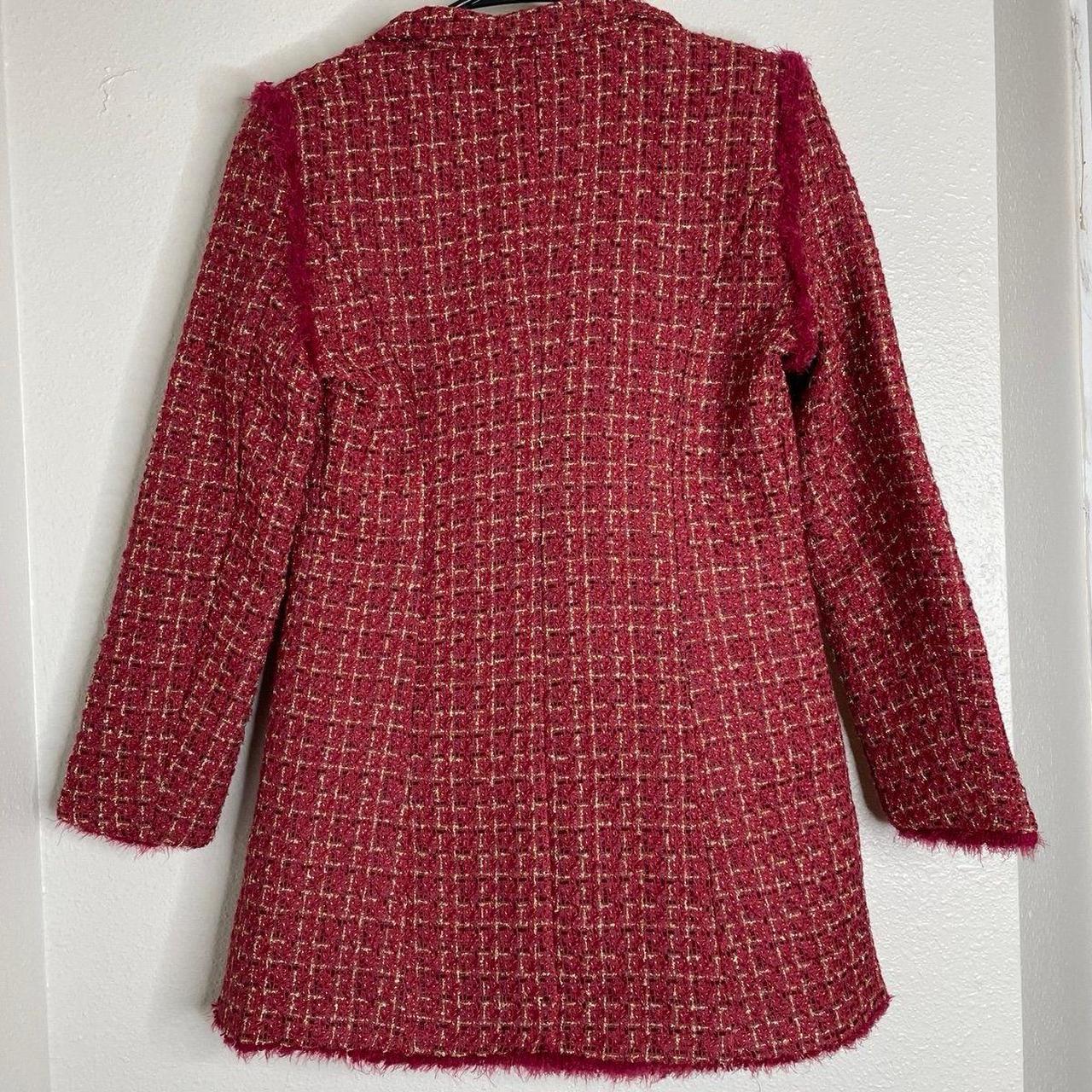 Source Unknown Women's Blazer Jacket - Red/Cream … - image 2