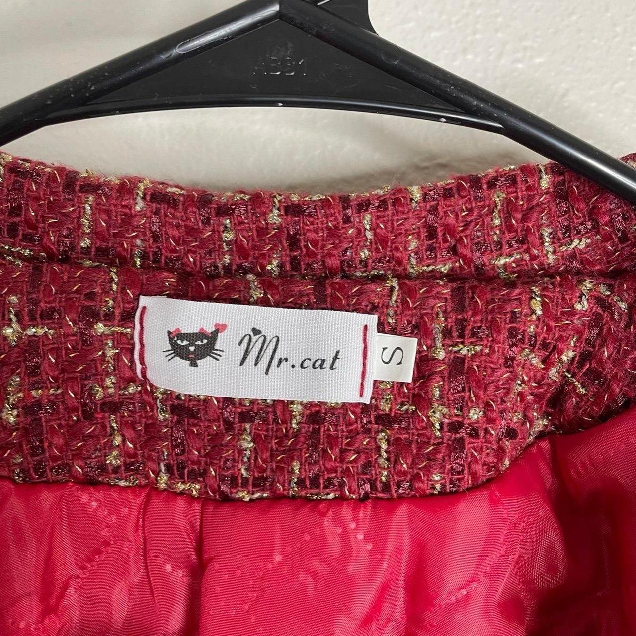 Source Unknown Women's Blazer Jacket - Red/Cream … - image 7