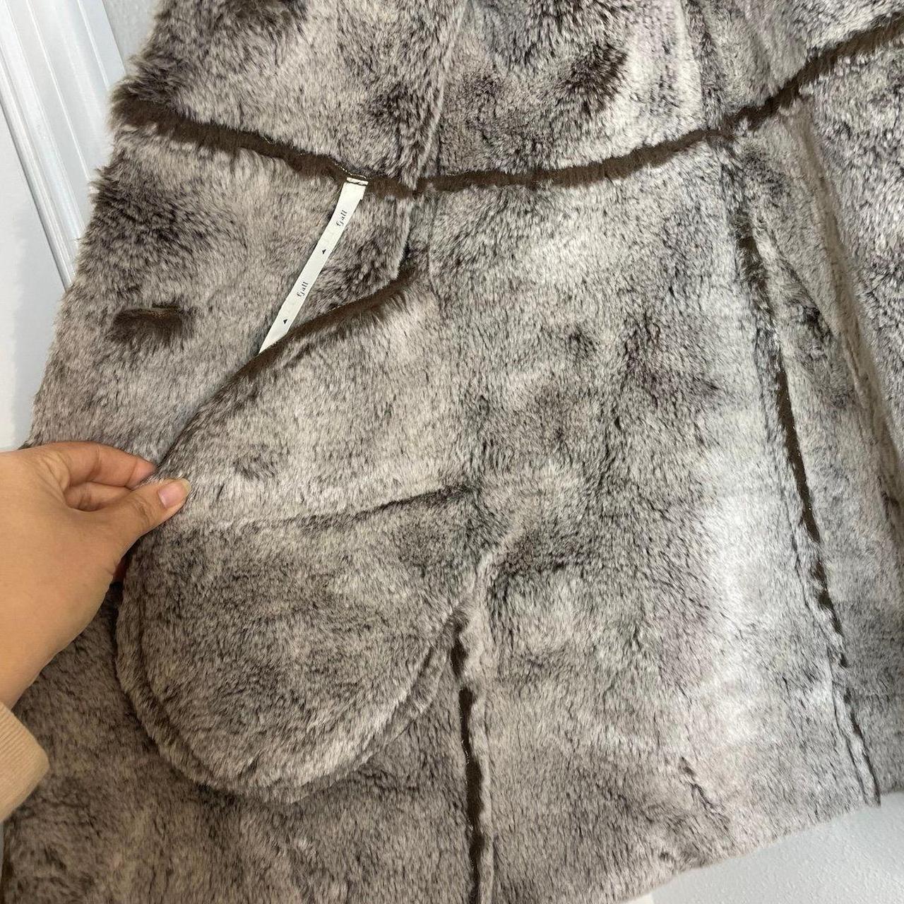 Source Unknown Women's Heavy coat - Brown/Cream -… - image 8