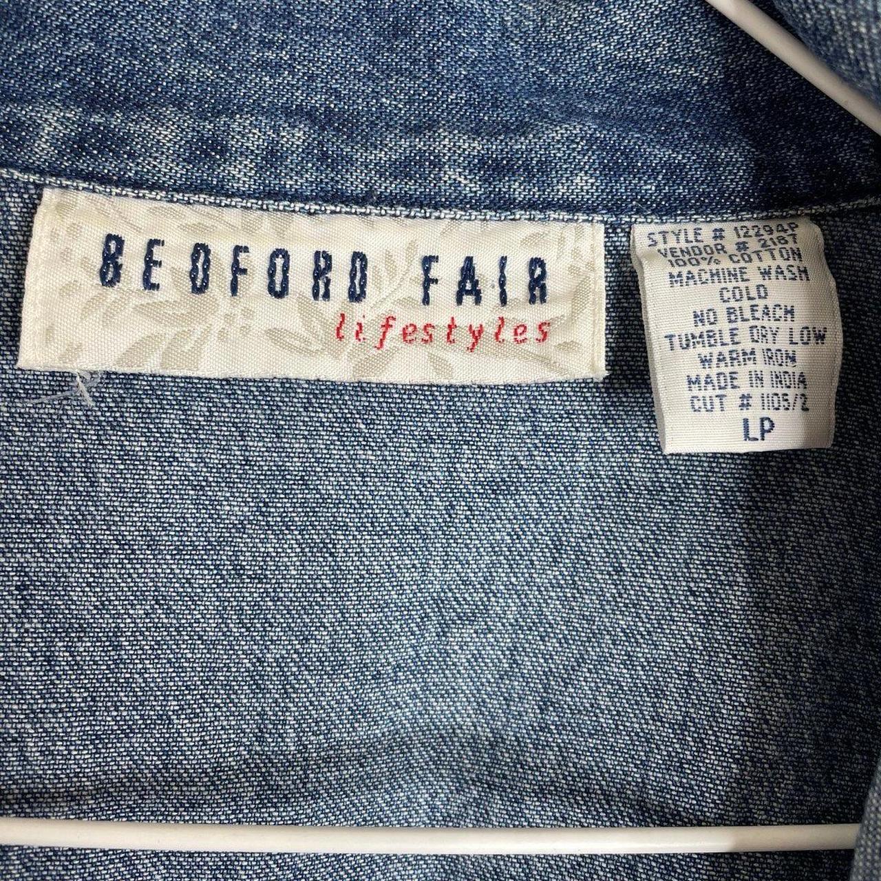 Source Unknown Women's Top - Blue/Multi - L – Mak… - image 5