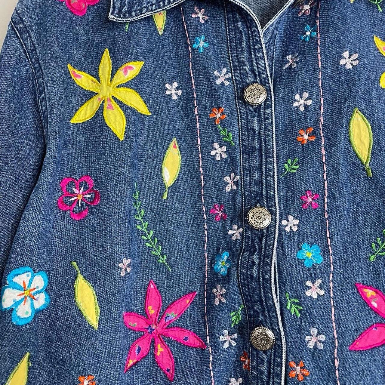 Source Unknown Women's Top - Blue/Multi - L – Mak… - image 3