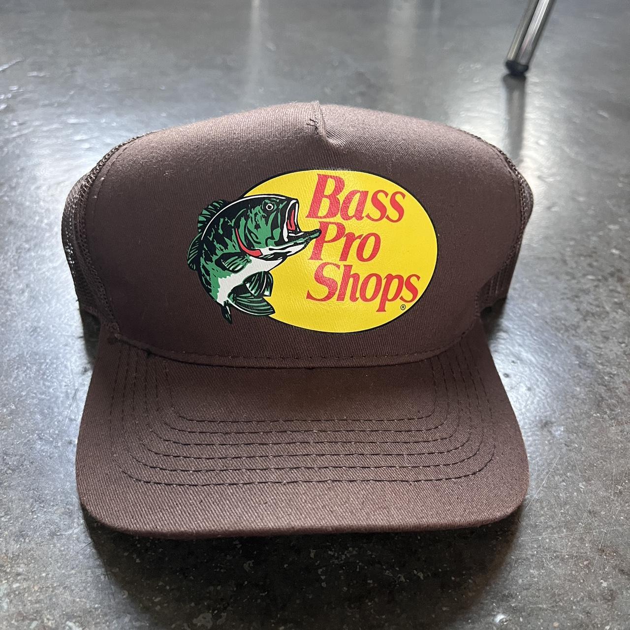 Bass Pro Shops Trucker Snapback Hat Brown Like New Depop 0695