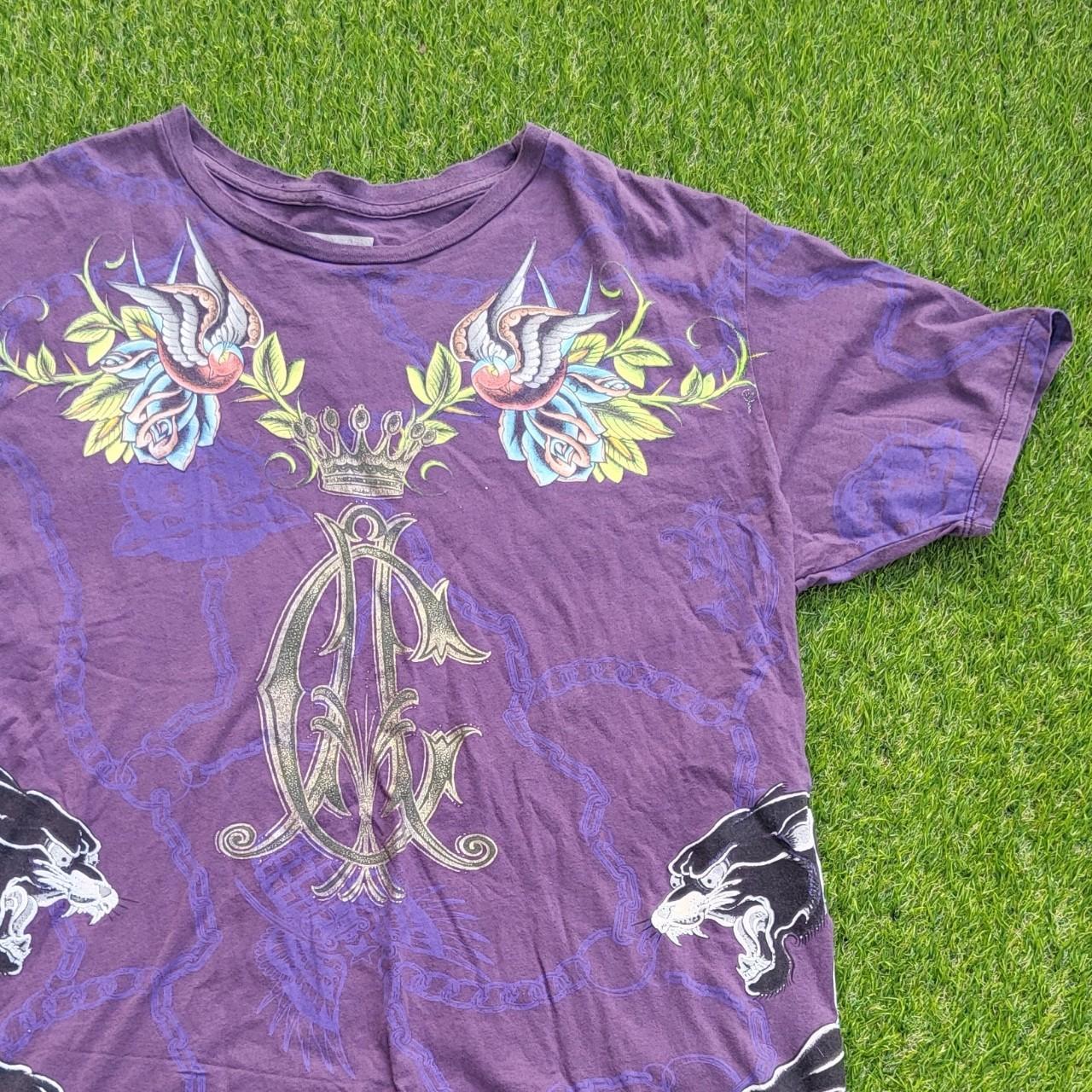 Ed Hardy Men's multi Tshirt Depop