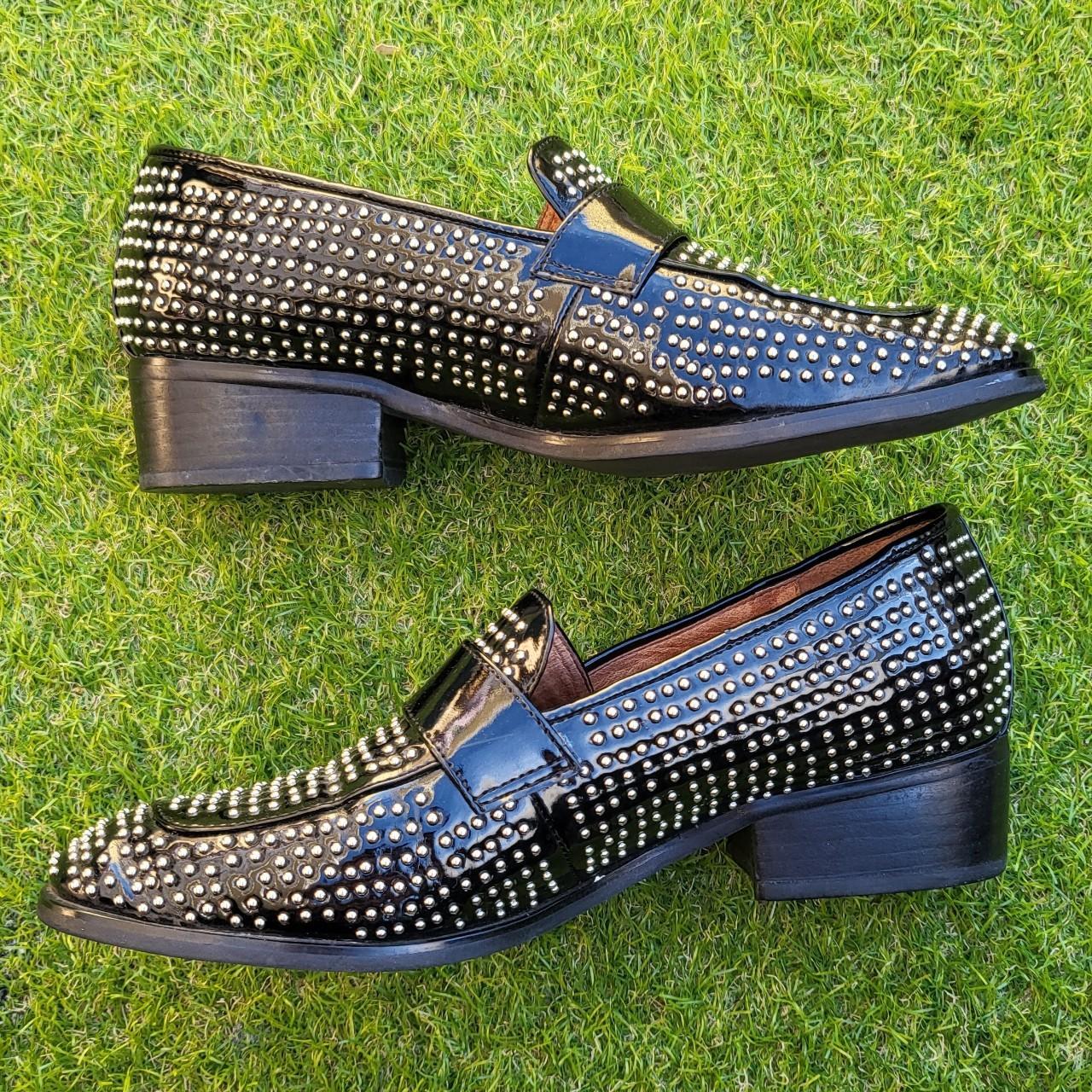 Jeffrey Campbell vias stud loafers JC Ibiza. Depop