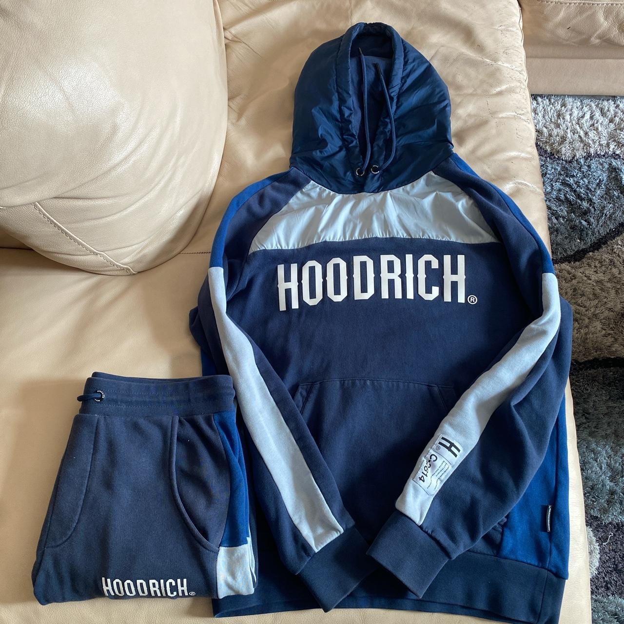 Dark Blue HOODRICH tracksuit Size S Worn a Depop