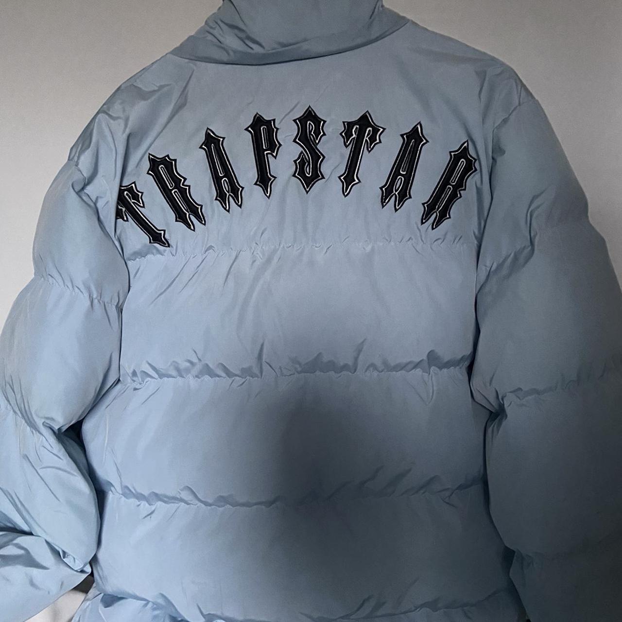 Trapstar baby blue iron gate jacket size M Send... Depop