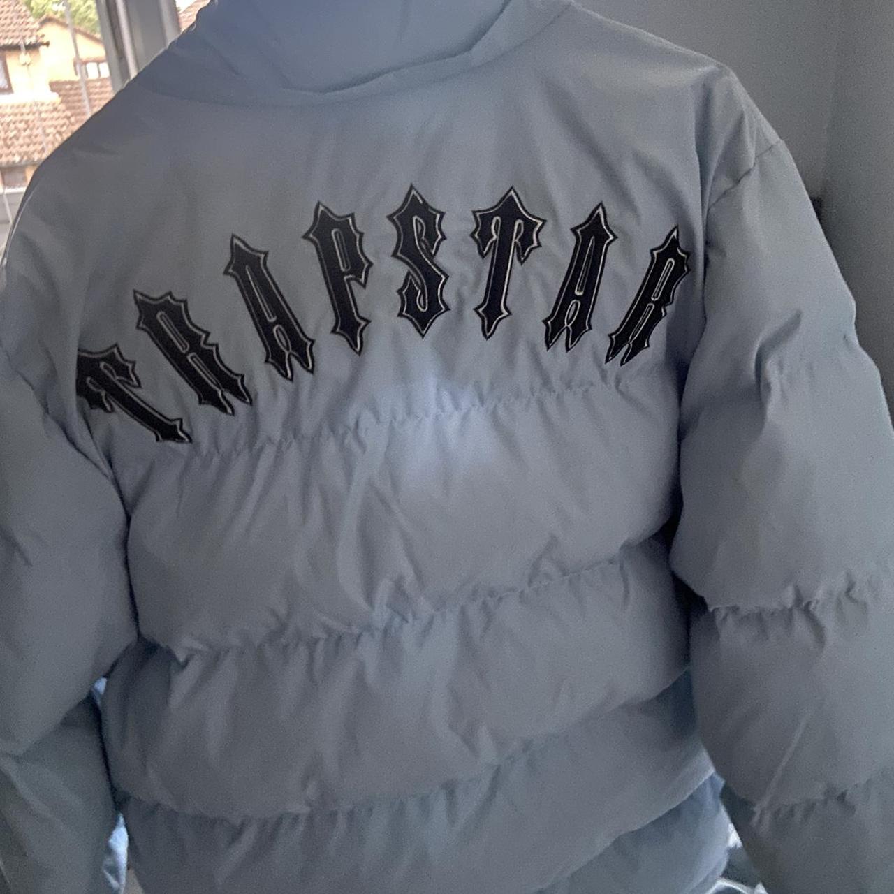 Trapstar baby blue iron gate jacket size M Send... Depop