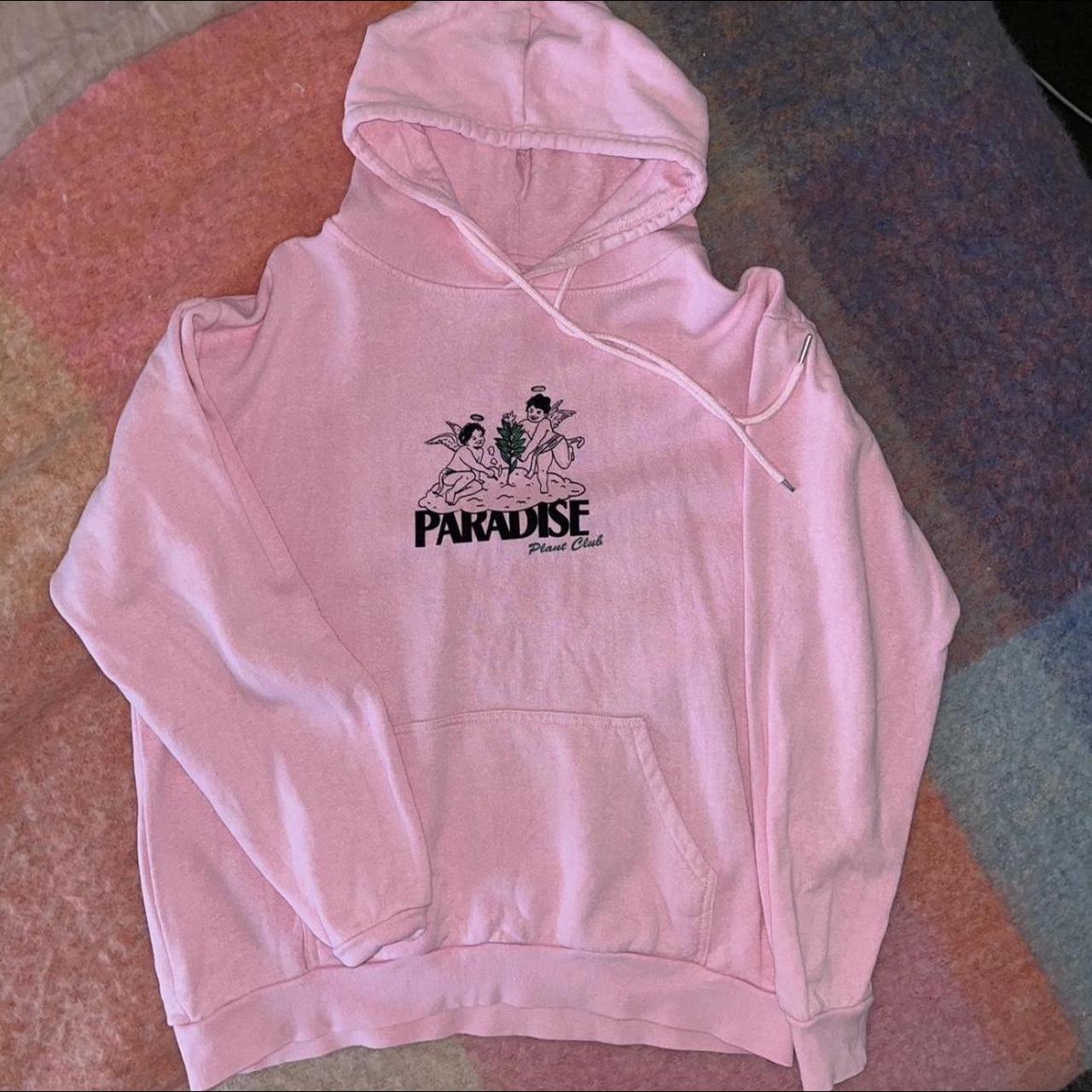 Women's Pink Hoodie Depop