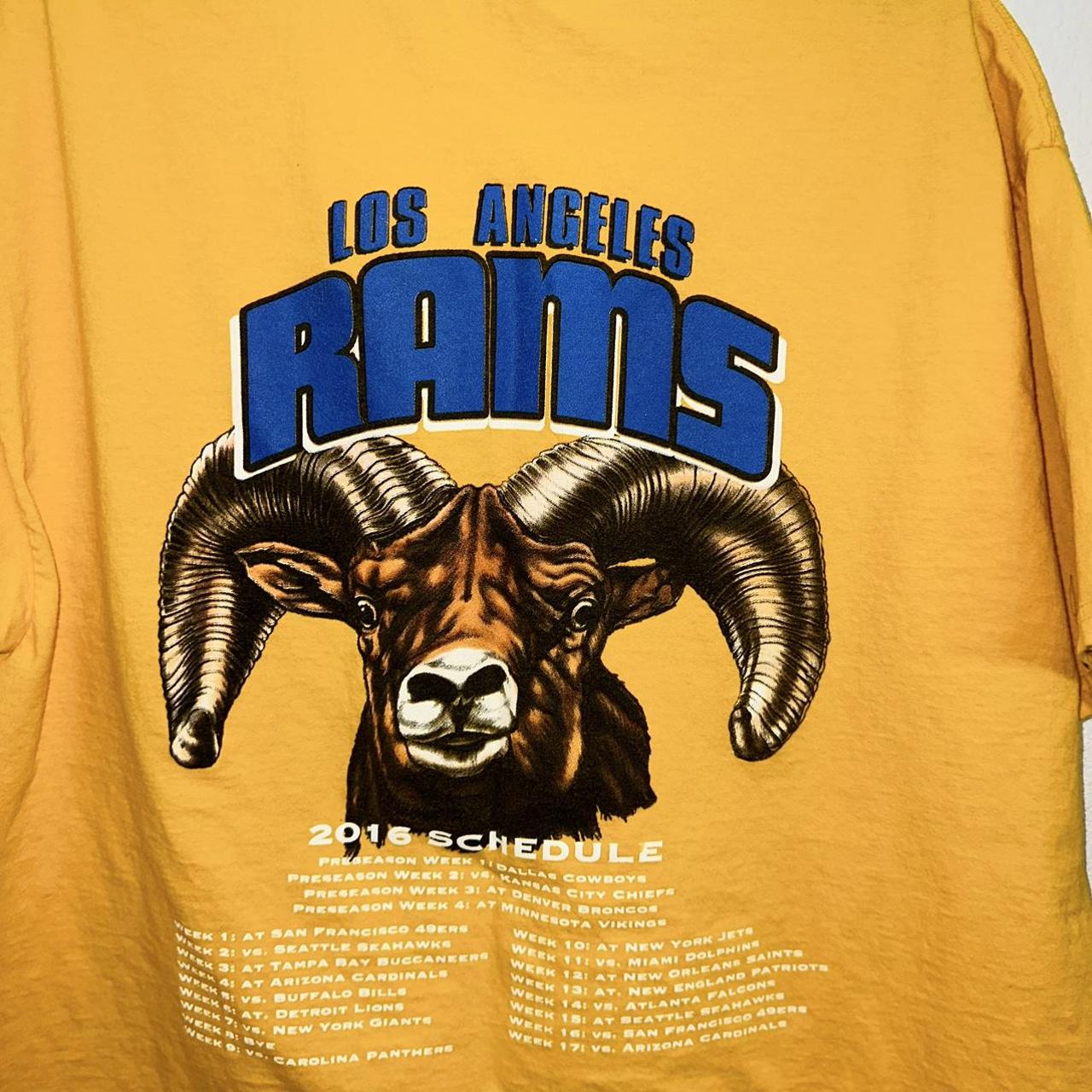 Vintage 1980 Los Angeles Rams Football T shirt in - Depop