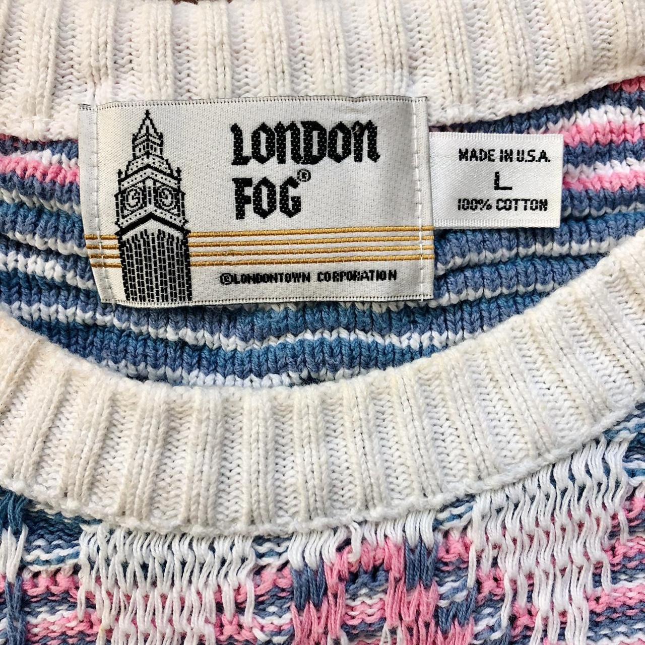 London Fog Women's Pink and Blue Jumper (2)
