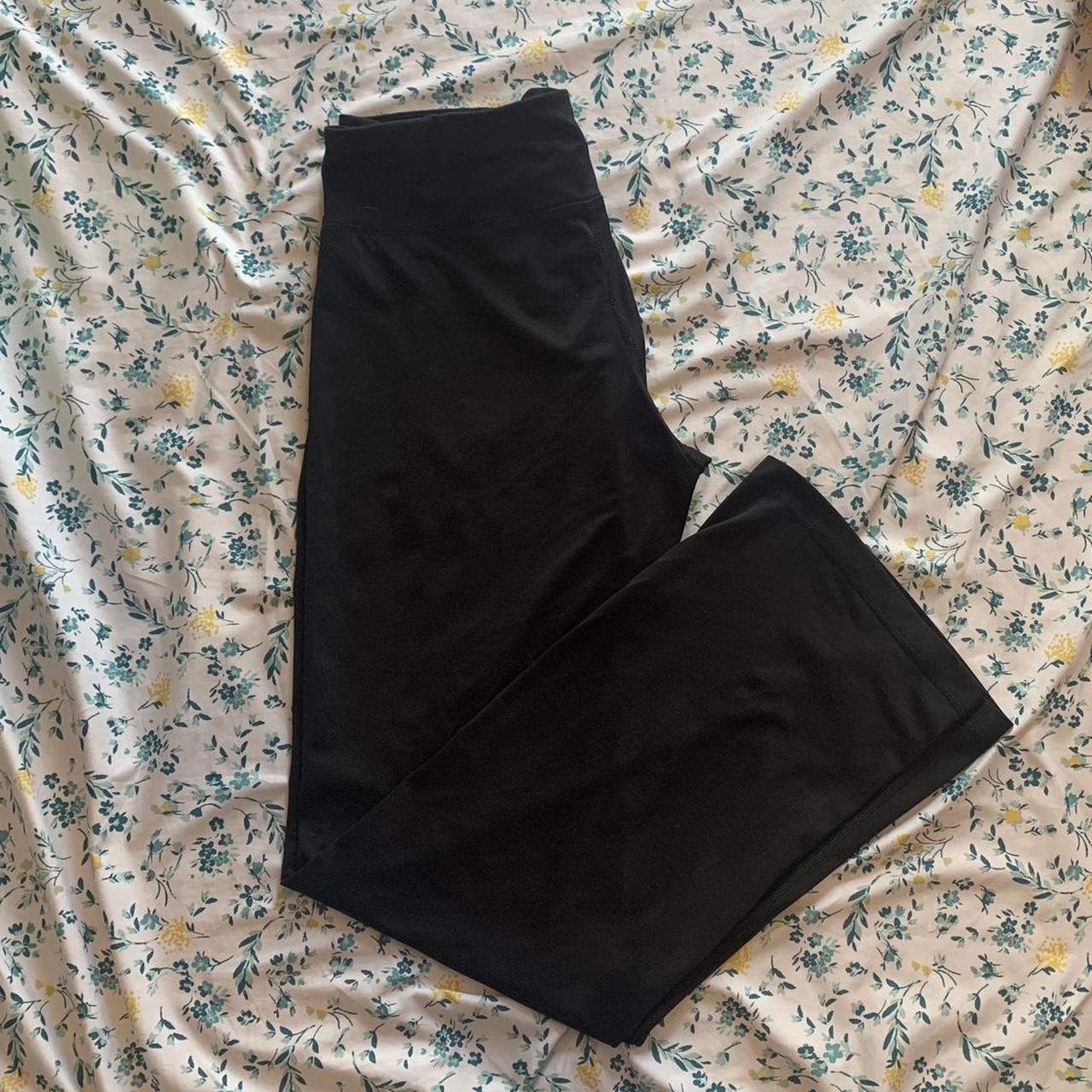 Black Danskin Semi-Fitted Leggings - pre-loved with... - Depop