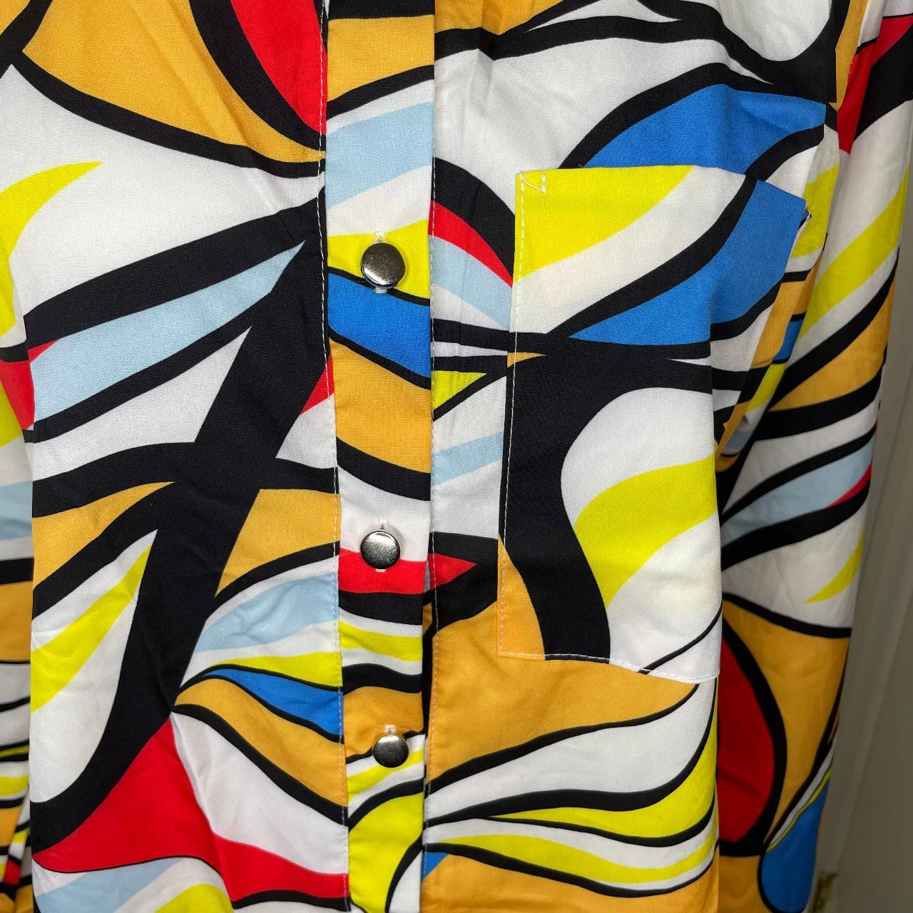 Source Unknown Women's Blouse - Multi/White - L –… - image 4