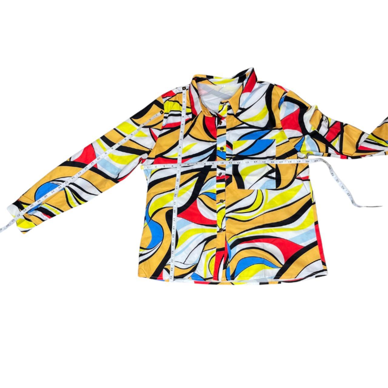 Source Unknown Women's Blouse - Multi/White - L –… - image 5