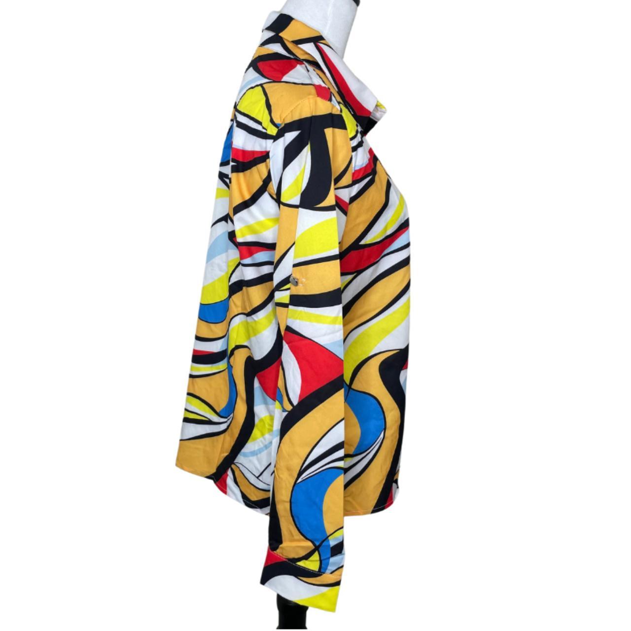 Source Unknown Women's Blouse - Multi/White - L –… - image 2