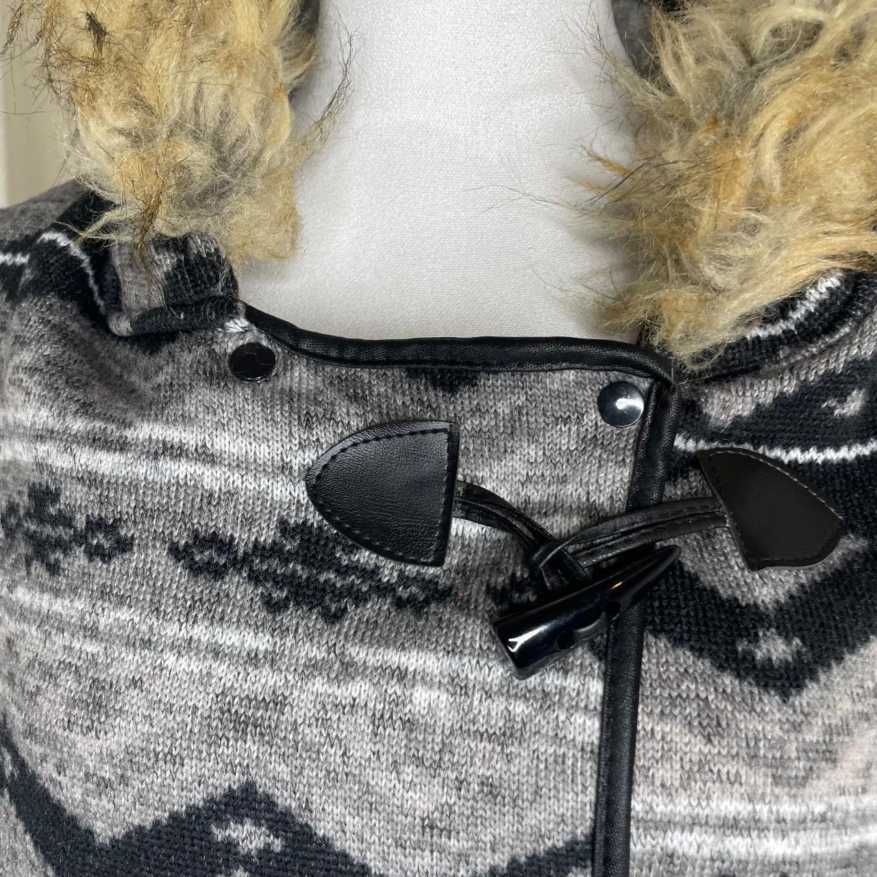 Source Unknown Women's Sherpa - Grey/Black - M – … - image 2