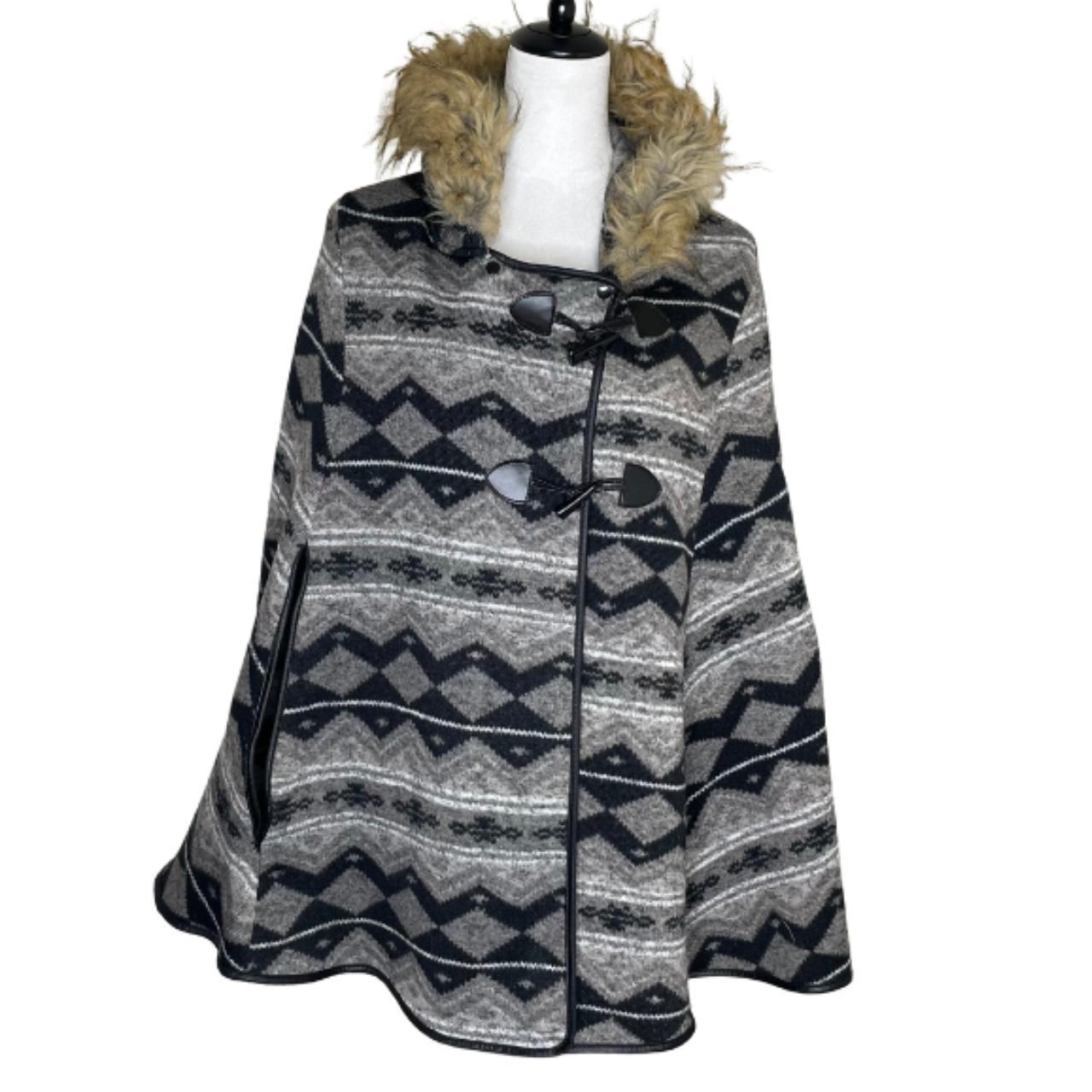 Source Unknown Women's Sherpa - Grey/Black - M – … - image 1