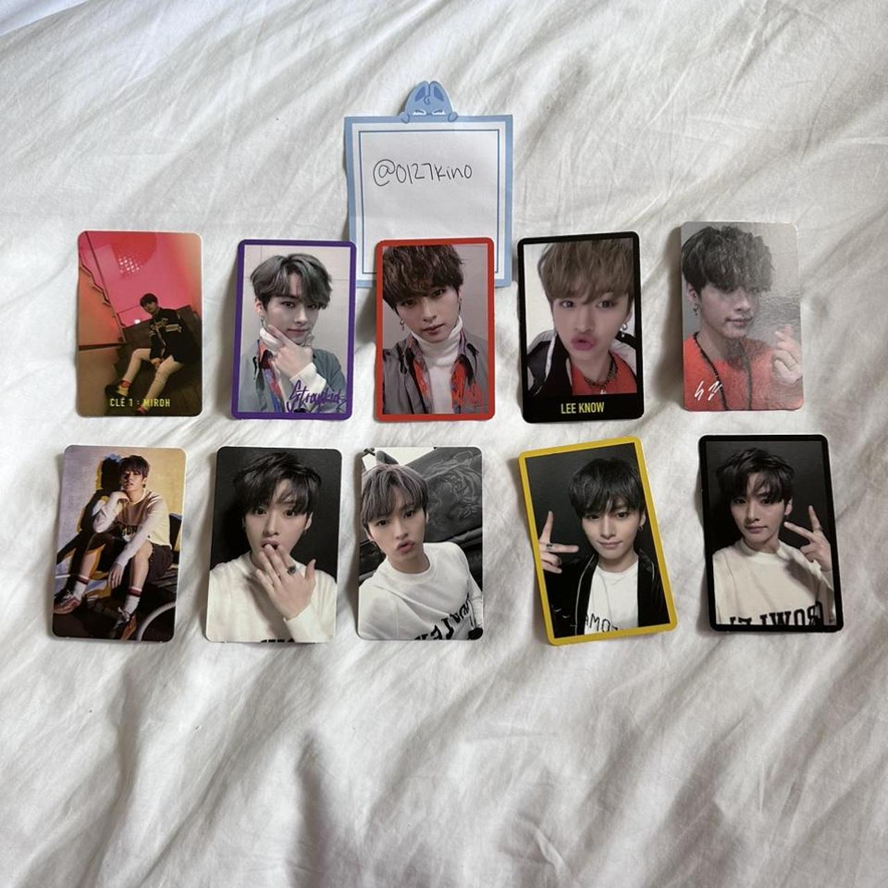 various lee know from stray kids photocards... - Depop