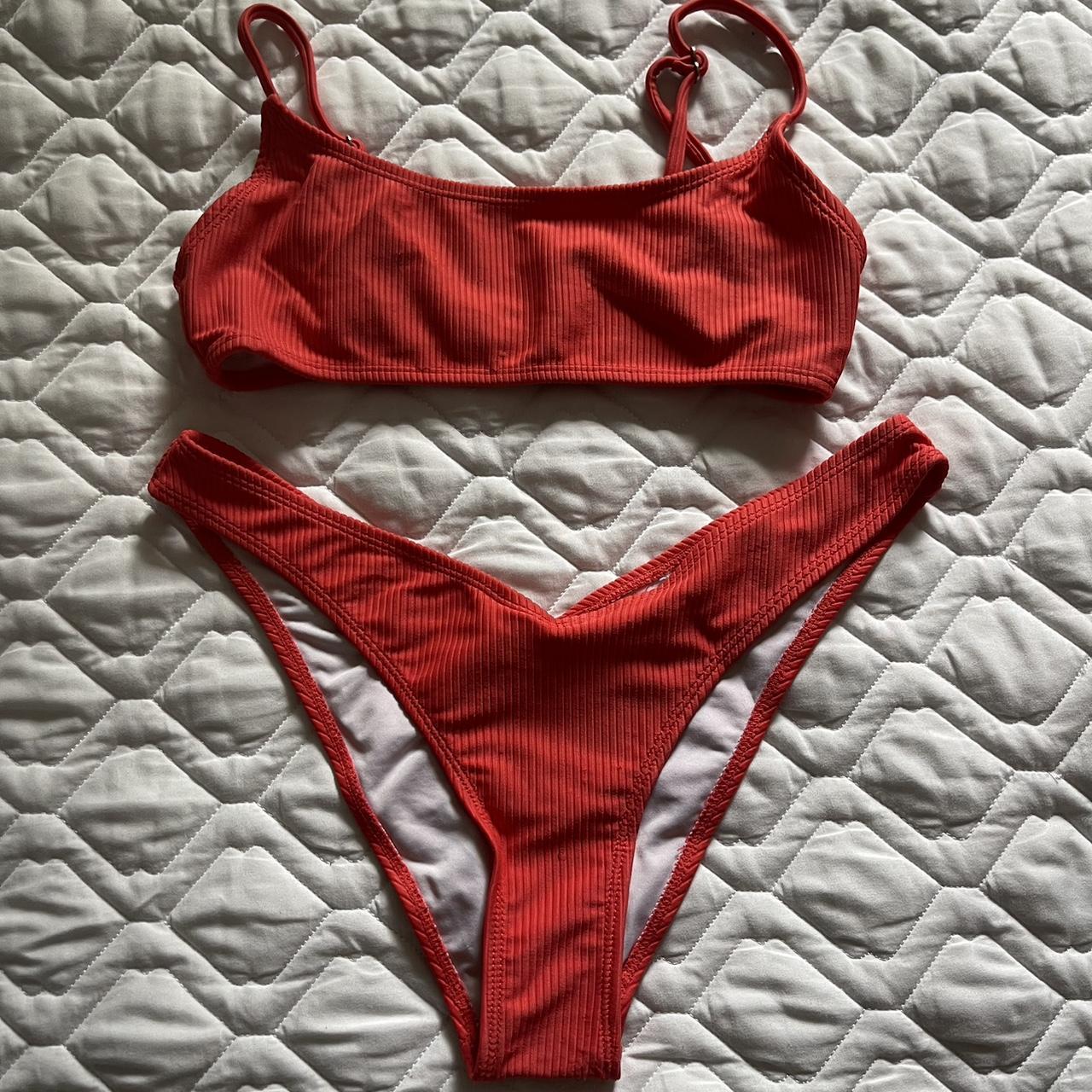 Red bathing suit - Depop