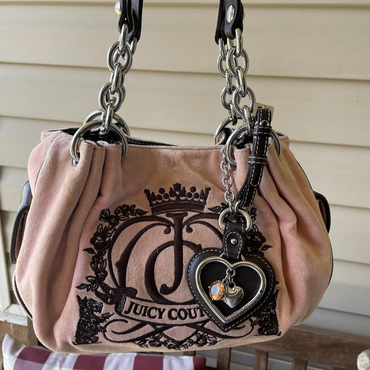 Selling my baby fluffy baby pink Juicy Couture bag!... Depop
