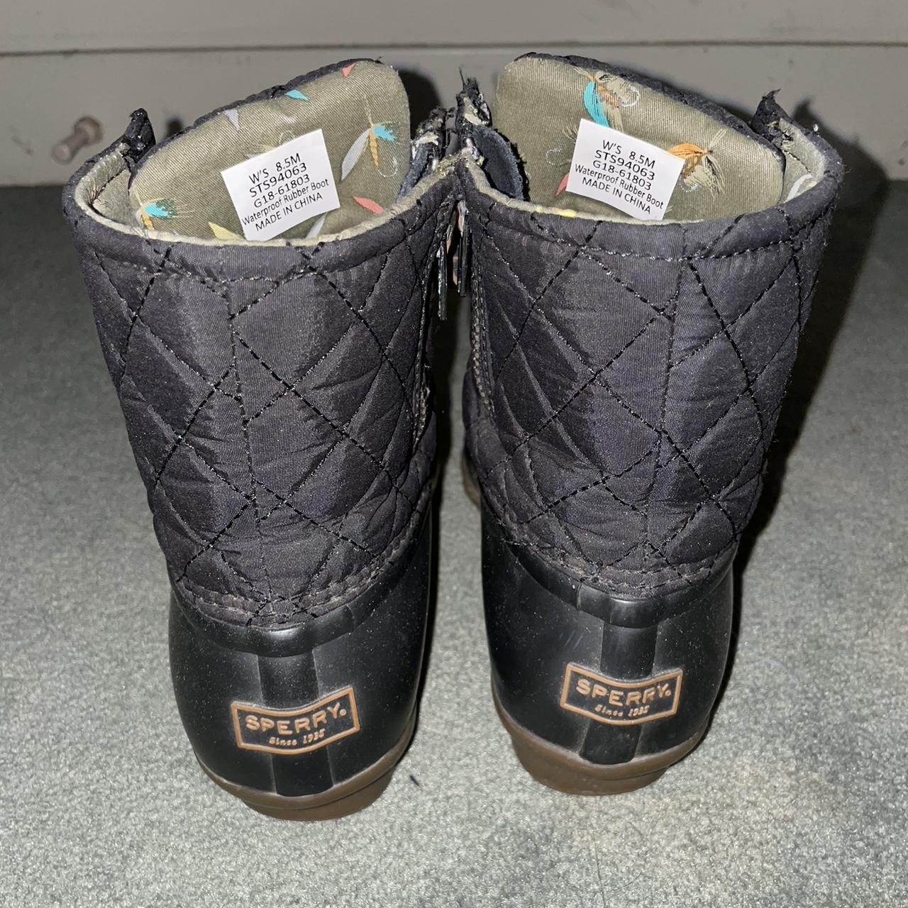 sperry boots brown