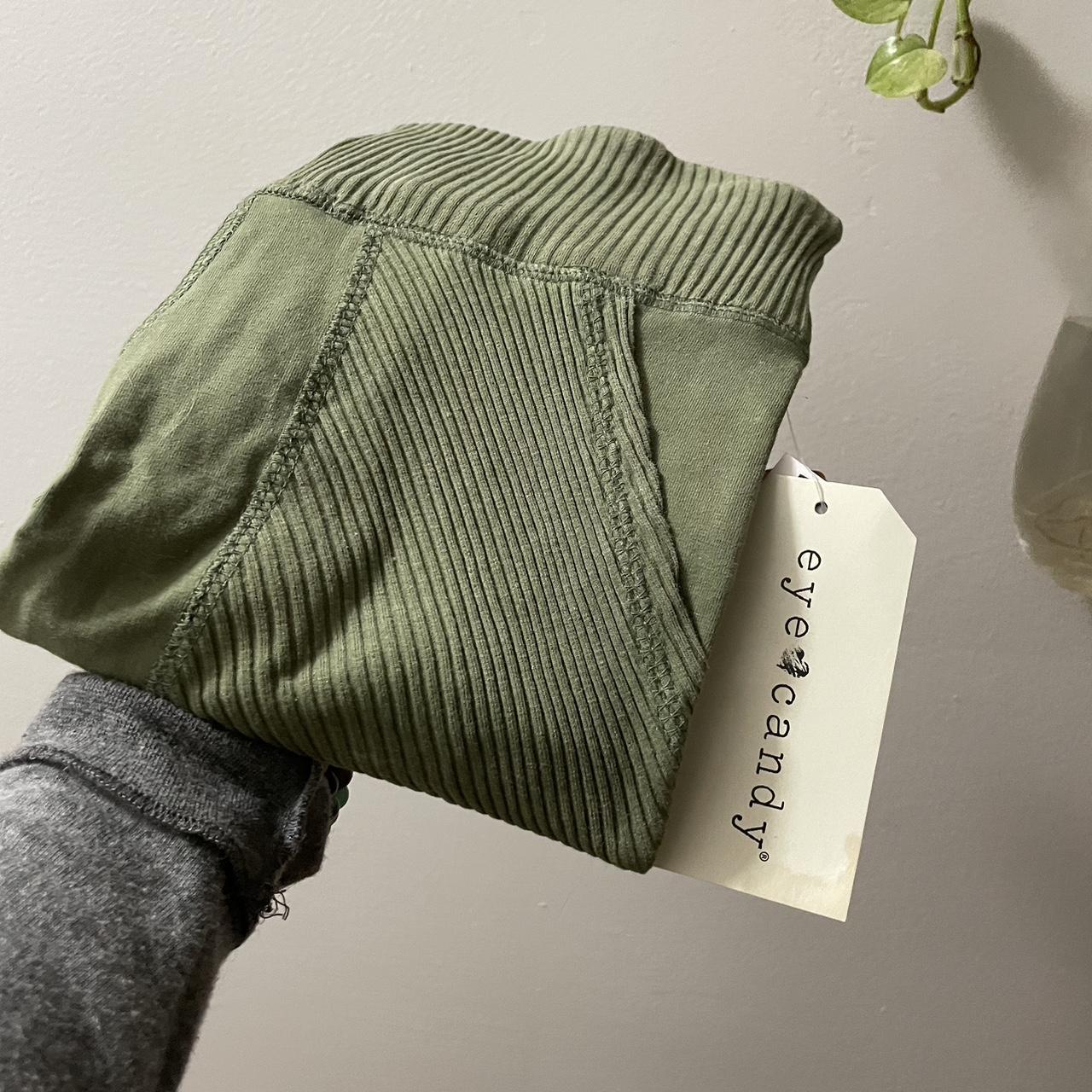 Green jogger/leggings by Eye Candy. Brand new and - Depop