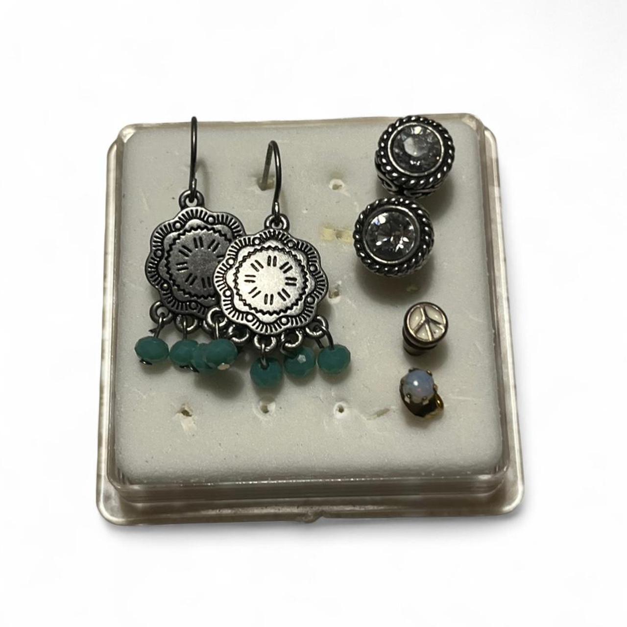 Women's Earrings - Silver/Multi – Random earrings… - image 1