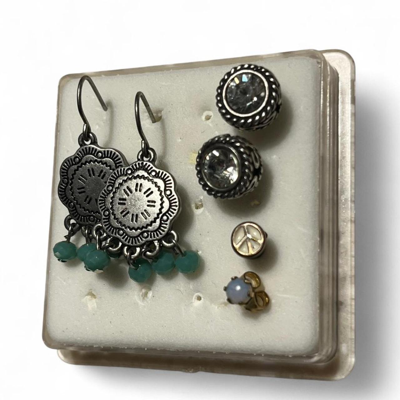 Women's Earrings - Silver/Multi – Random earrings… - image 2