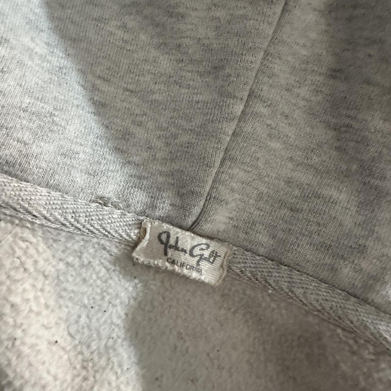 grey new york zip up hoodie by john galt - Depop