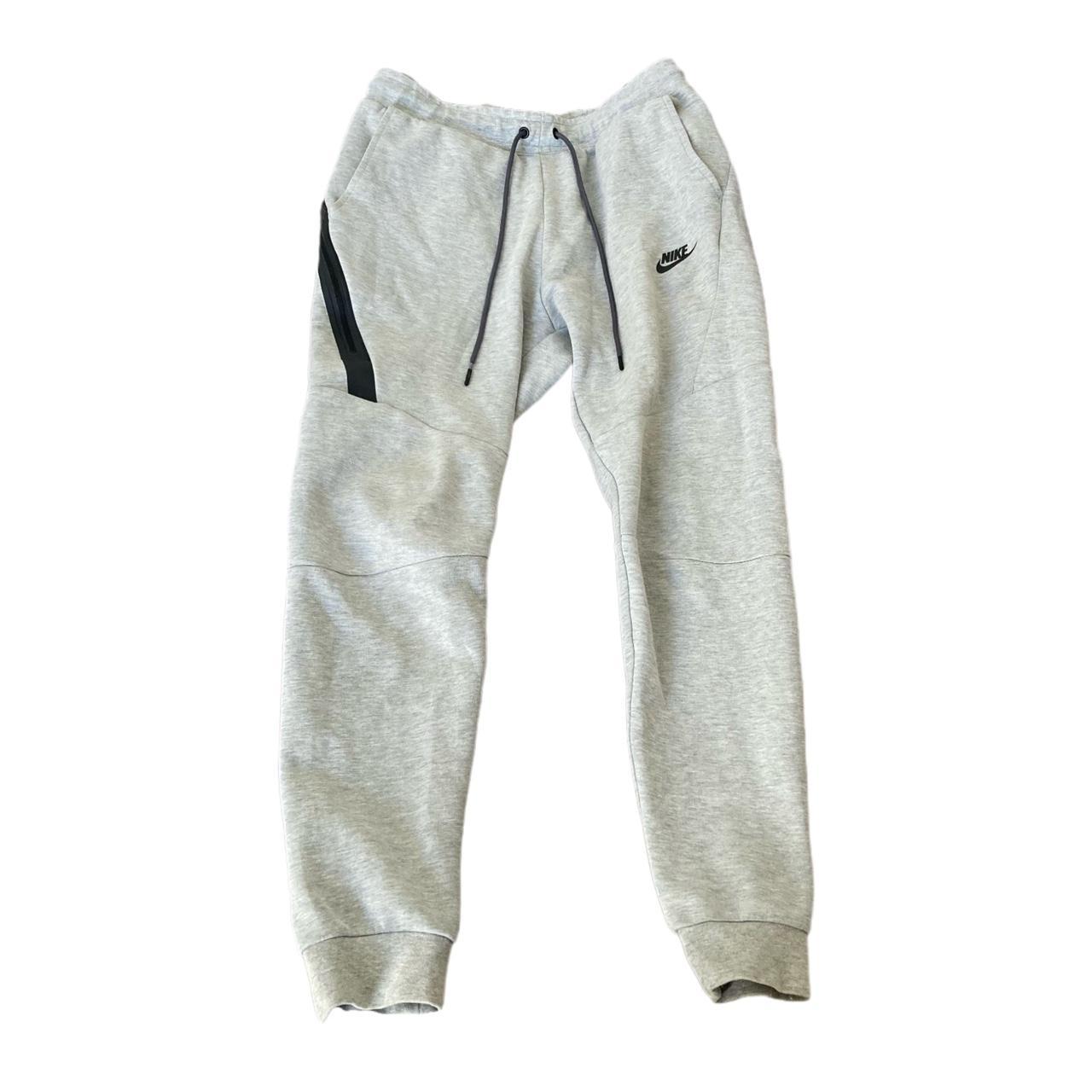 OLD SEASON TECH FLEECE BOTTOMS IN GREY DM WITH... - Depop