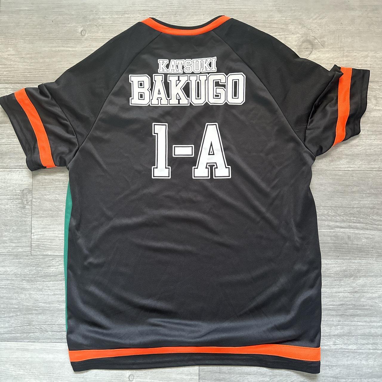 My Hero Academia Bakugo sport jersey, work like... Depop