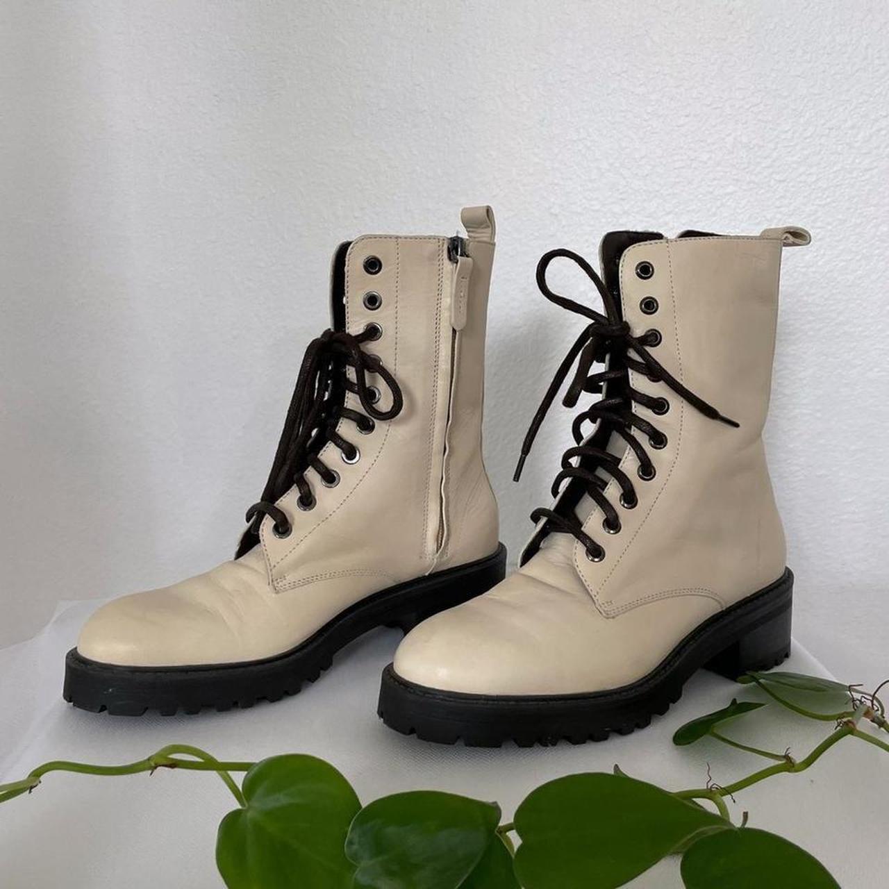 New Massimo Dutti Combat shops Boots