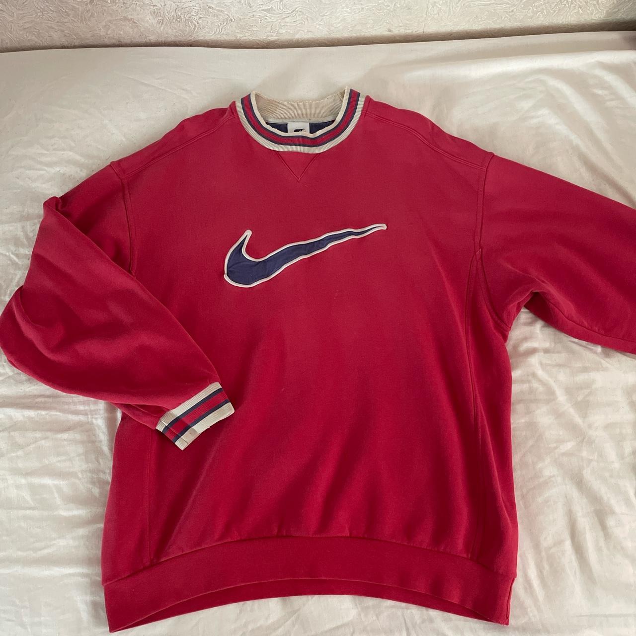 nike jumper red