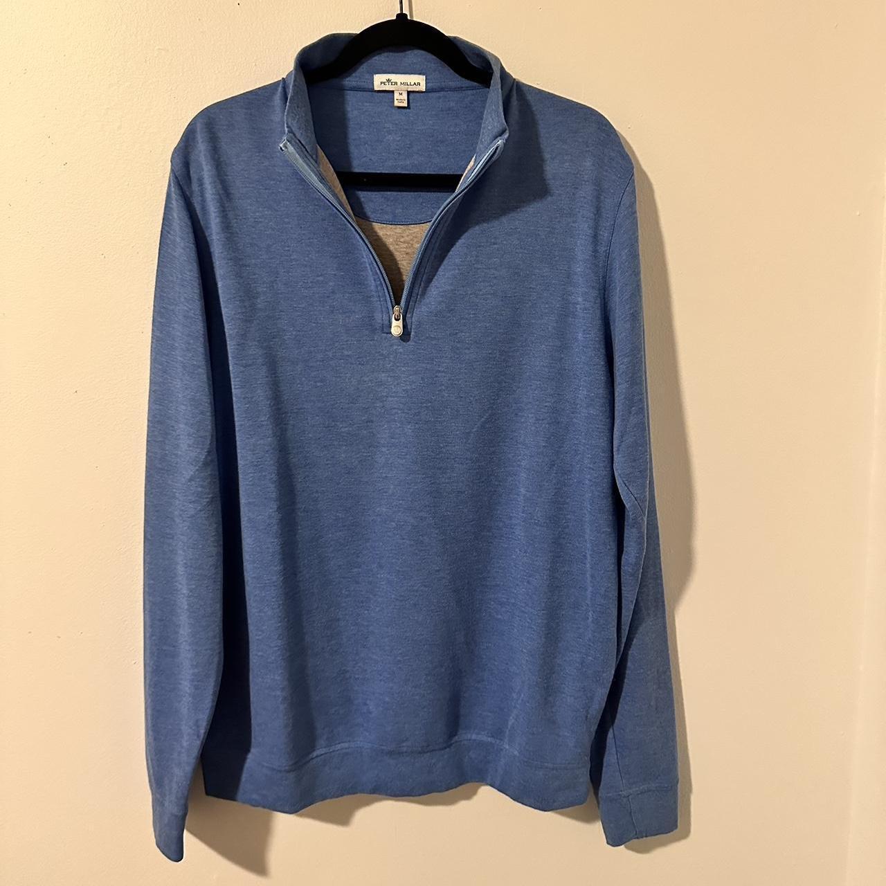 Peter Millar Quarter Zip Performance Sweater Size:... - Depop