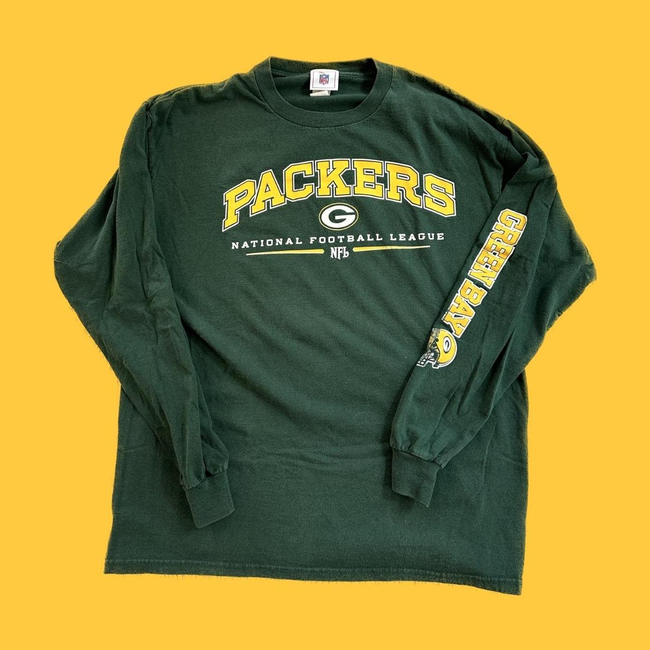 Vintage NFL Green Bay Packers Long Sleeve T-Shirt - Large