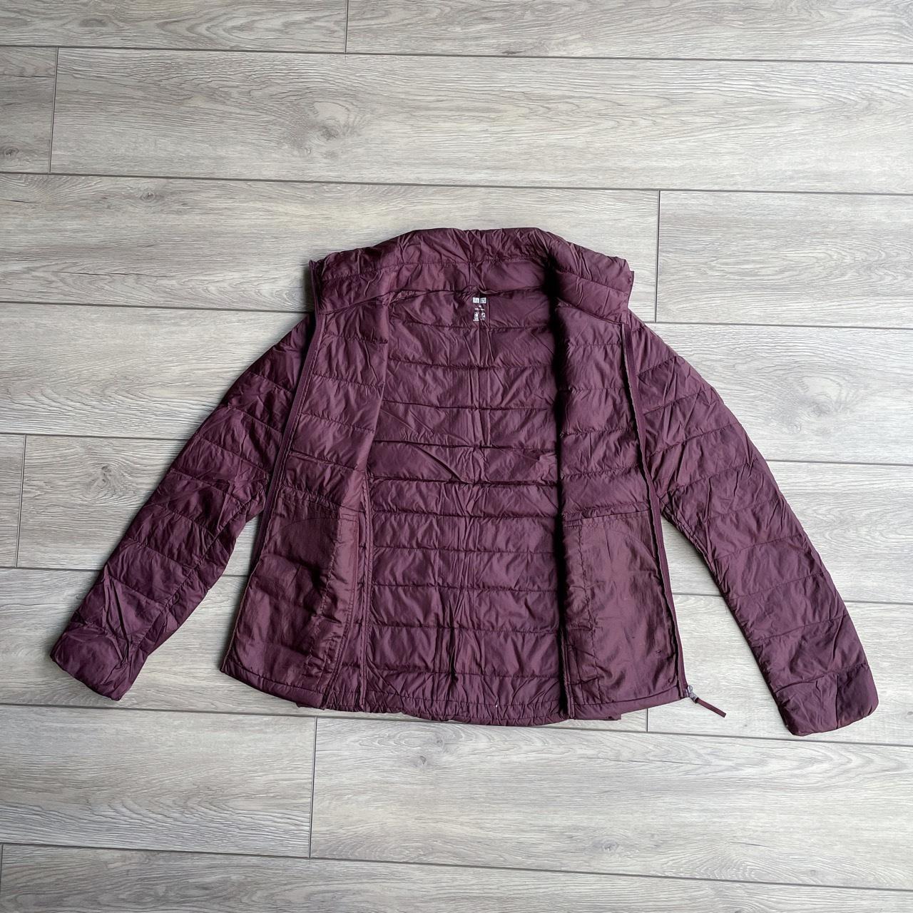 UNIQLO Women's Burgundy Jacket | Depop