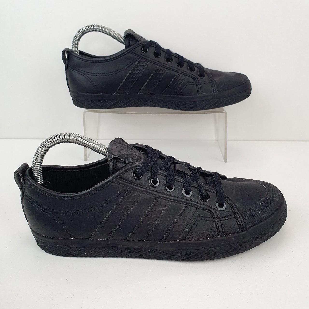 Ladies black best sale addidas trainers