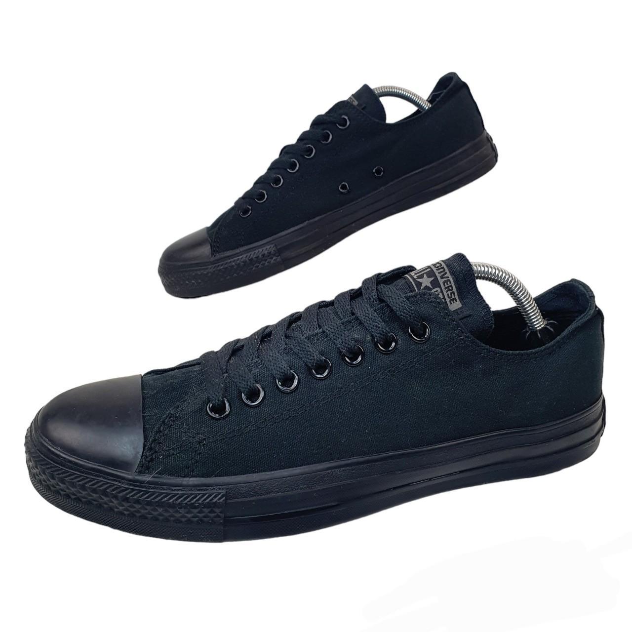 Converse black all star oxford 2024 mono trainers