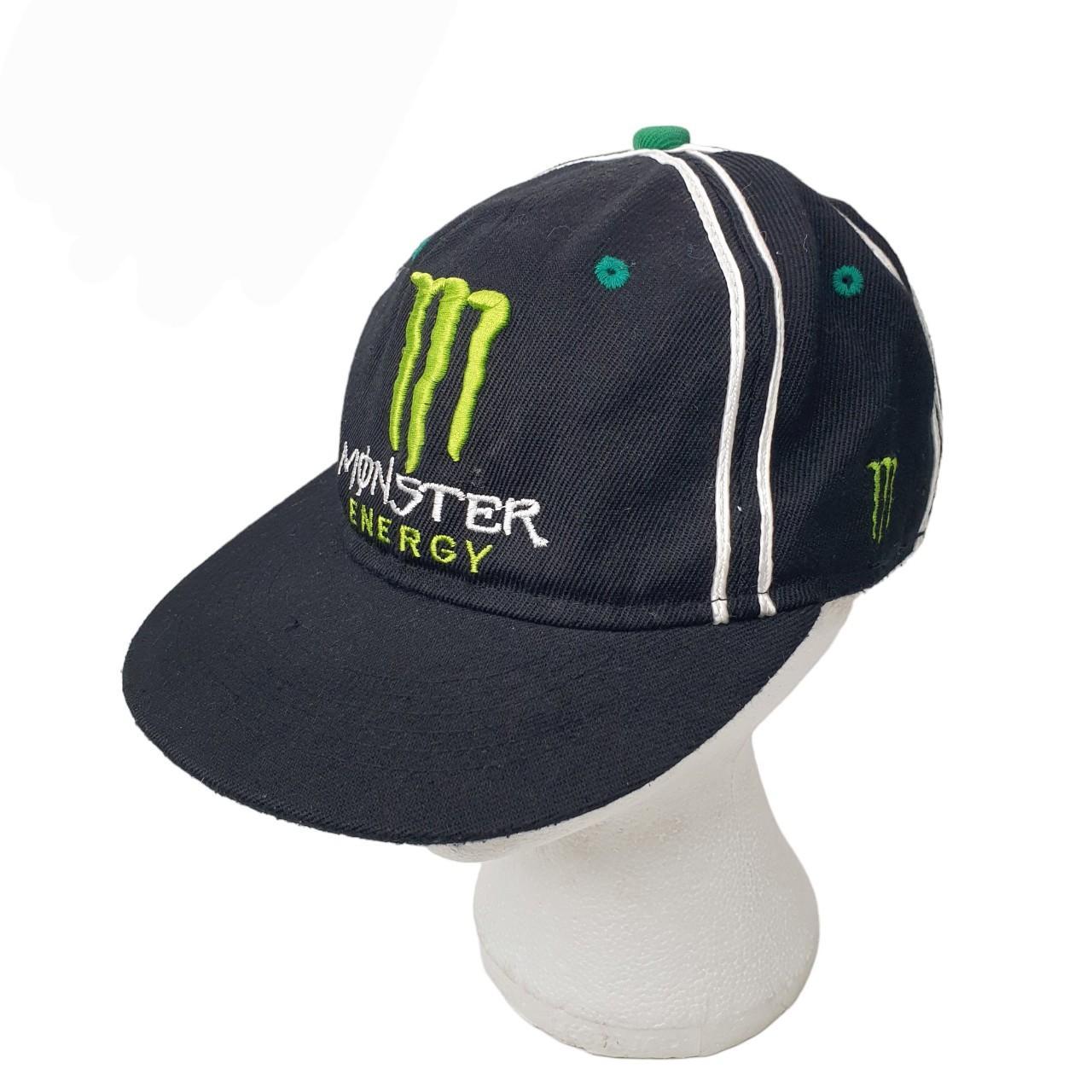 y2k monster energy drink baseball cap fitted size 7. Depop