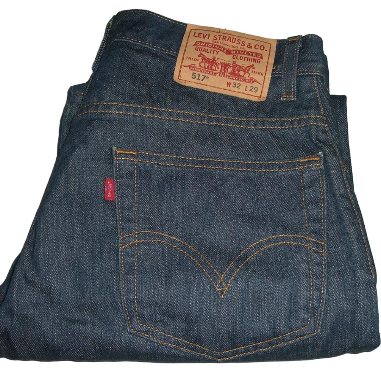 LEVI'S Jeans 517 Bootcut Denim W32 L29 Dark Blue... - Depop